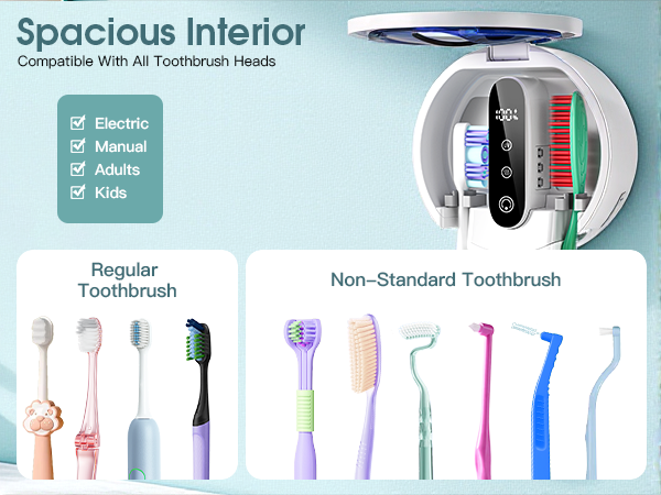 toothbrush holders for bathroom