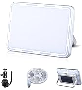 Umbrella Light for Outdoor Grill Rechargeable BBQ Lamp 360° Clip Adjustable Barbecue Grilling Acc...