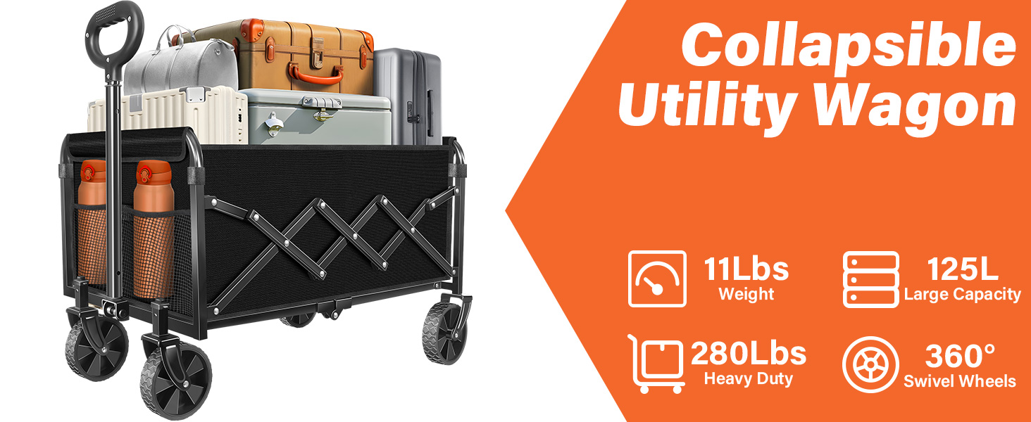 collapsible utility wagon