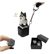 Dog Barking Fidget Toy,Adults Keyboard Clicker Dog Fidget Toys-Fun Rechargeable Keychain with Col...