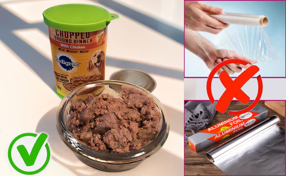 cat food cans lids
