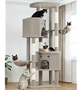 Extra Large Cat Tree, 84 Inch XXL Giant Cat Tower for Indoor Cats Large Adult 20lb+, Multi-Level ...