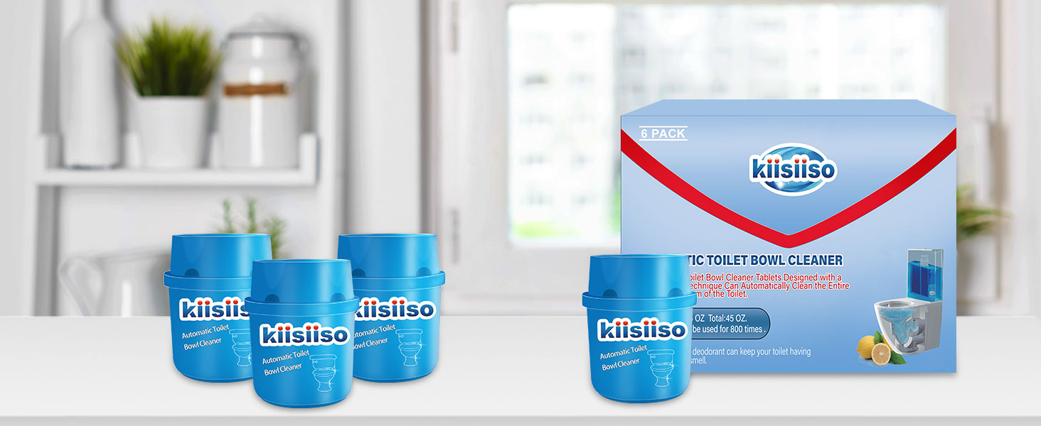 6 bottle toilet bowl tablets