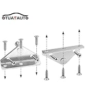 OTUAYAUTO 10mm Ball Stud Bracket for Gas Spring/Prop/Lift Support/Struts, 2Pcs
