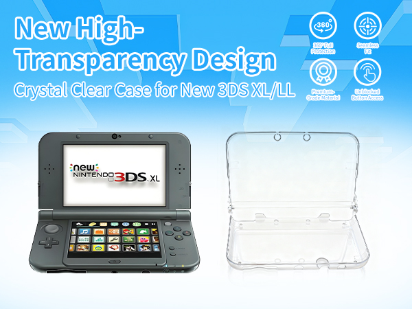 Crystal Clear Case for New 3DS XL/LL