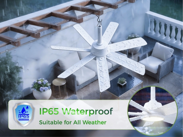 28 inch plug in outdoor ceiling fan with light remote hanging portable fan patio porch camping rv