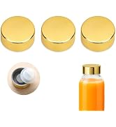 Zukro Replacement Metal Lids for Luxfuel/Brieftons/Sursip 10oz/16oz/18oz/24oz Glass Water Bottles...