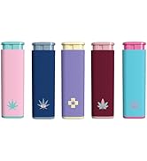 MK Wind Proof Jet Flame Lighters, 5PCS Striking Design, Ideal as Lighters for Candle, Camping, Ou...