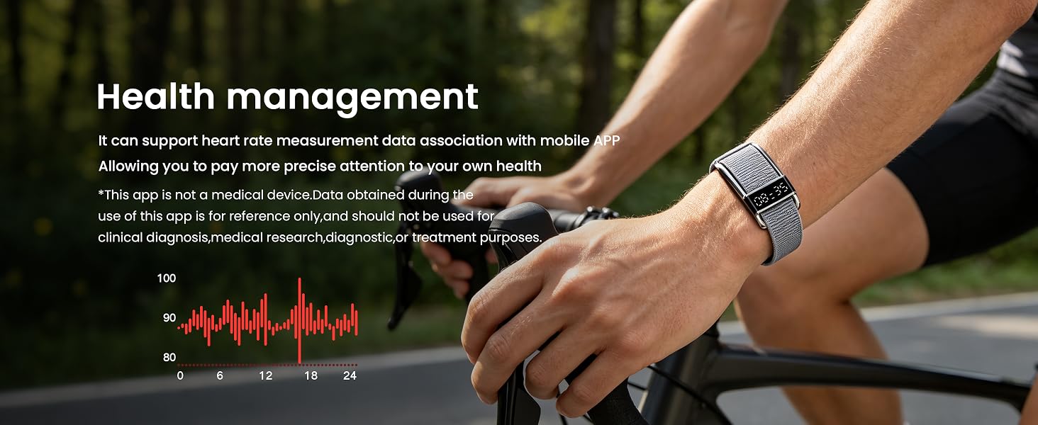 fitness tracker with heart rate monitor