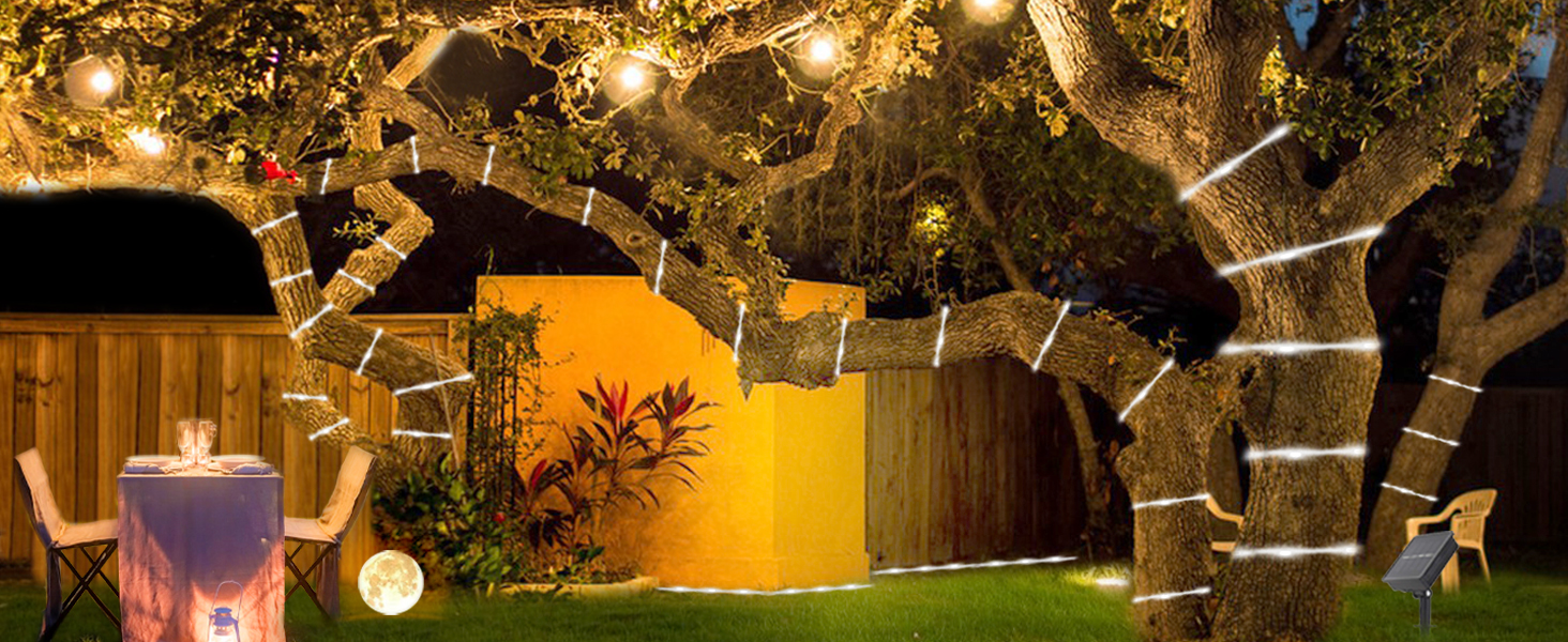 solar tree lights
