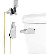 Hibbent Toilet Handle Replacement, Front Mount Tank Flush Lever Handle Compatible with American S...