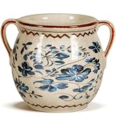 BUYMAX Ceramic Plant Pots for Indoor Plants with Drainage Hole, Vintage Crackle Glaze Hand-Painte...