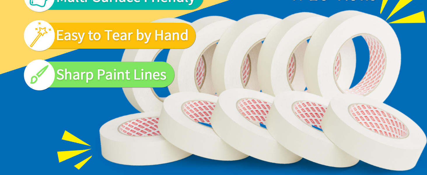 white masking tape