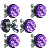 Purple Reflector Motorcycle License Plate Bolts and Nuts