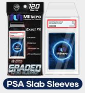 120 Pack Graded Card Sleeves, Precise Fit Slab Sleeves, Acid-Free Resealable Slab Protector Compa...