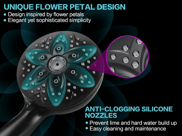 shower head with long hose