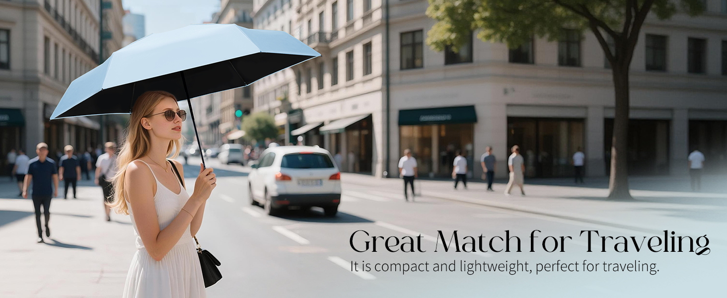 Mini Portable Travel Umbrella with Case