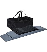 Homeon Wheels RV Leveling Blocks Heavy Duty Camper Leveling Blocks,One Rubber Top Tire Saver Ramp...