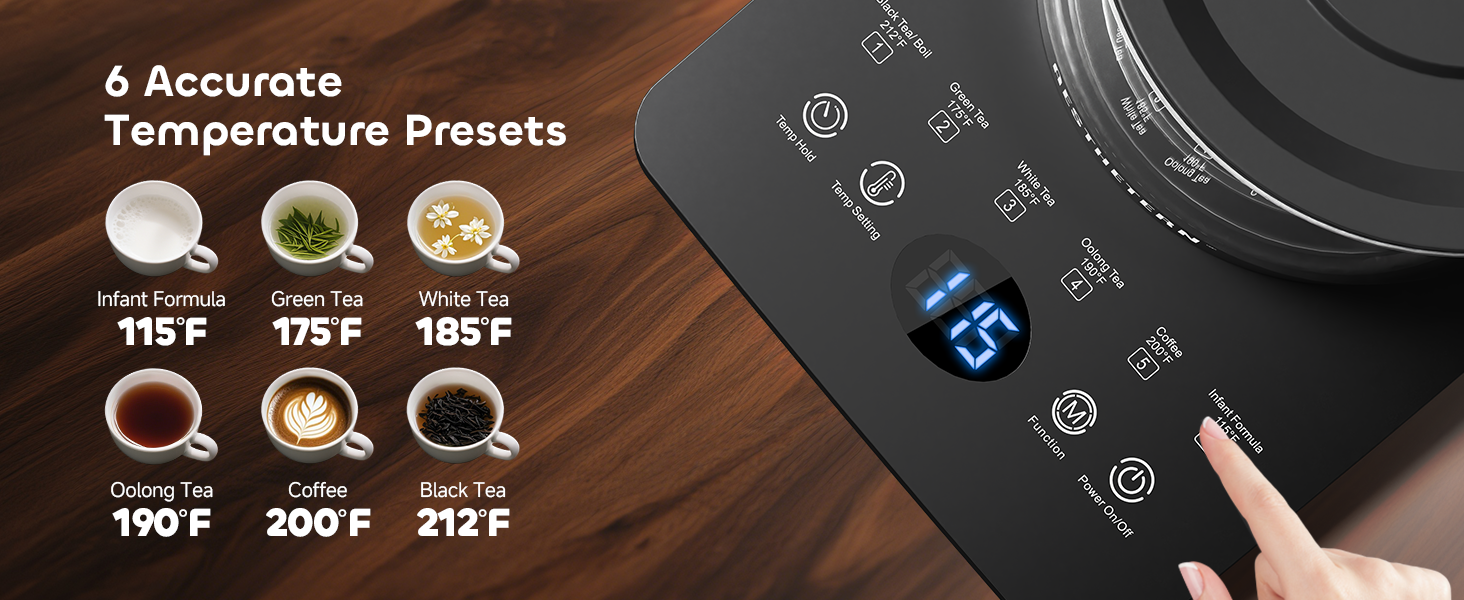 6 Accurate Temperature Presets