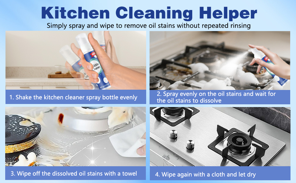 Bubble Cleaner Foaming Heavy Oil Stain Cleaner