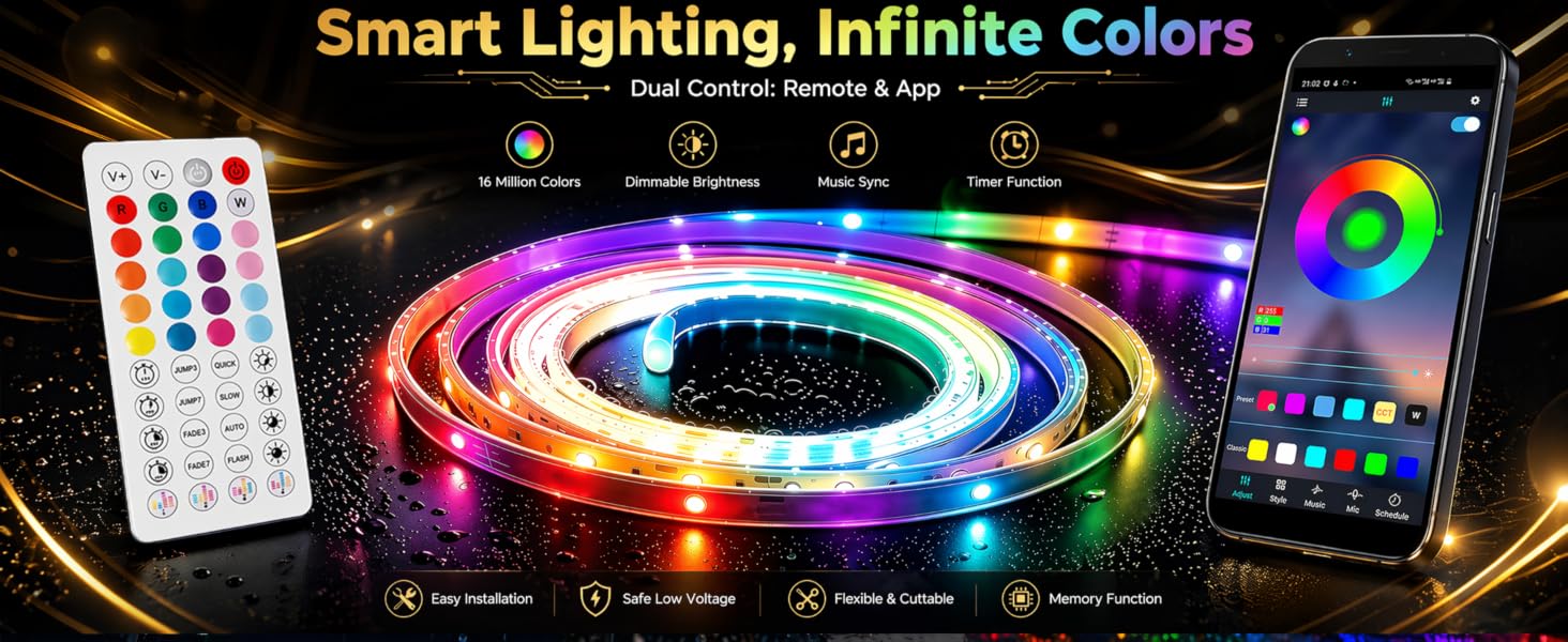 Smart Waterproof LED Strip Light