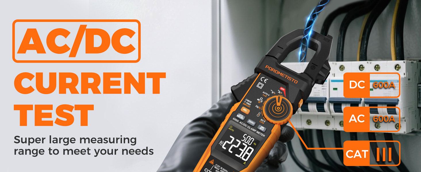AC/DC CURRENT TEST Super large measuring range to meet your needs