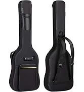 CAHAYA Bass Guitar Bag Gig Bag 0.3in Padding Black Padded Backpack Soft Electric Bass Case CY0222