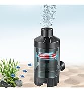 Carefree Fish Aquarium Small Sponge Bubble Filter with Fish Poops Collector Quiet for 3~8Gal Fish...