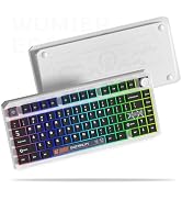 Womier ERA75 75% Wireless Mechanical Keyboard with VIA/QMK, Knob Full Aluminum Custom Keyboard, P...