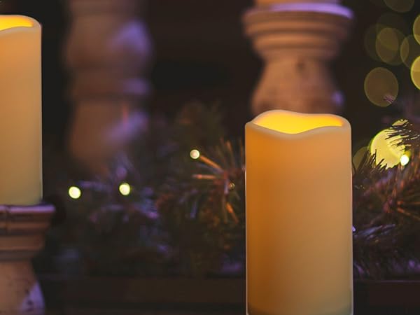 Waterproof flameless candles