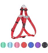 EXCELLENT ELITE SPANKER No Pull Dog Harness Adjustable Nylon Step-in Easy Pet Vest Chest Strap wi...