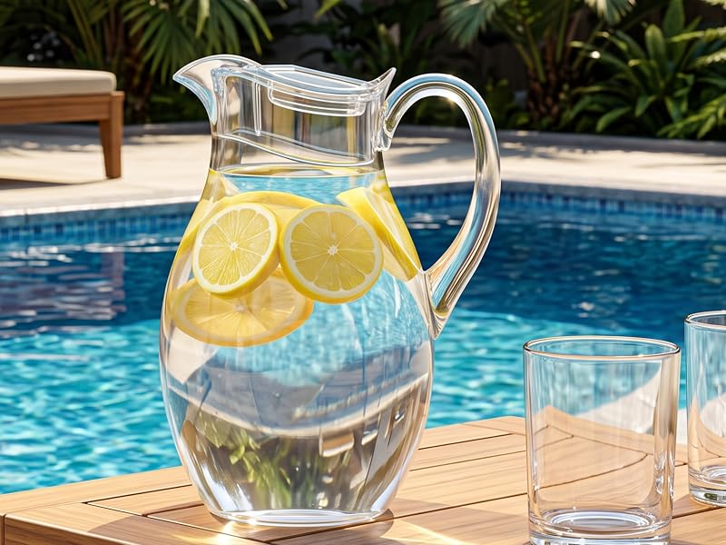 plastic water pitcher