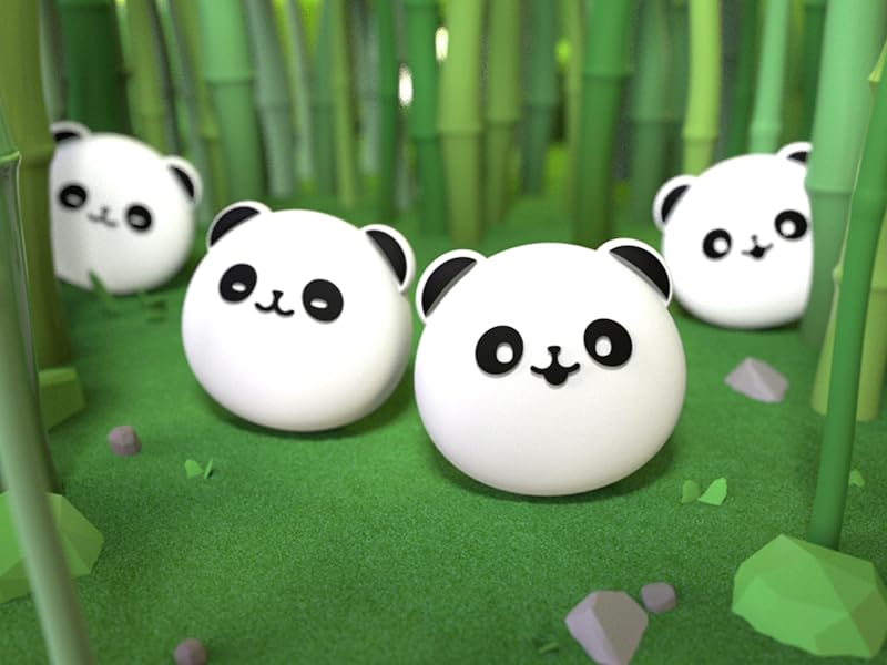 Silicone Thumbsticks Grips Joystick Caps for Steam Deck OLED - Chubby Panda