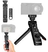 Newmowa Wireless Remote Control Shooting Grip & Mini Tripod for Sony ZV-1, ZV-1F, A7 III, A7R III...