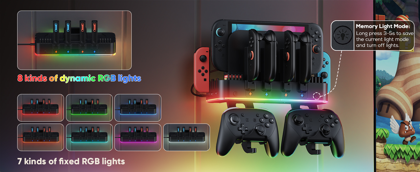 nintendo switch 2 wall mount kit