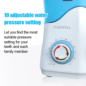 adjustable water pressure setting