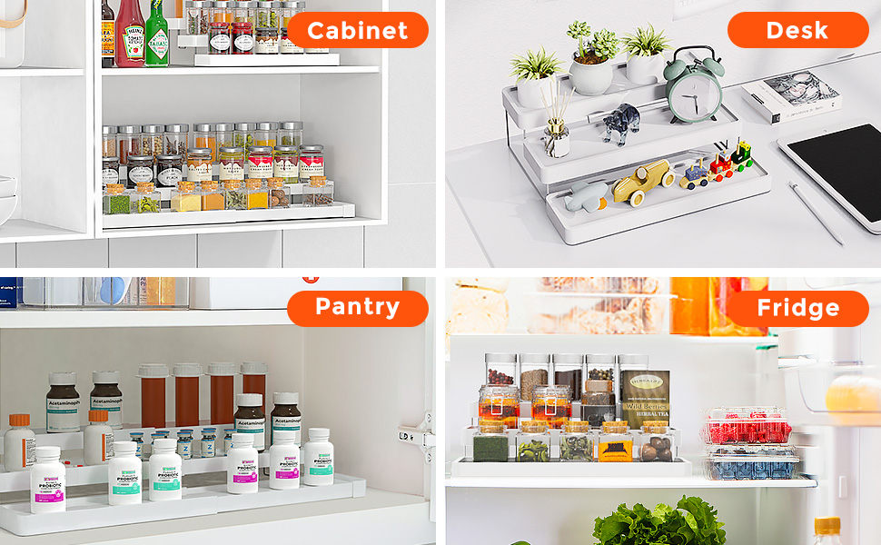 Multiple use of spice rack