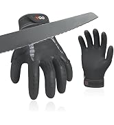 Vgo... NGG X1 Seamless Utility Gloves,Cut Resistant Safety Work Gloves,HPPE Anti-cut Liner,EN388 ...