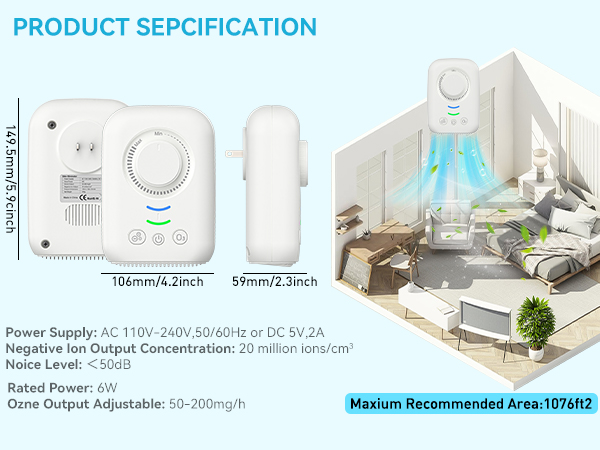 air ionizers for home plug in