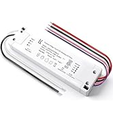 12V 100W Dimmable LED Driver, 5-in-1 Constant Voltage Triac/ELV/MLV/0-10V/1-10V/PWM/V-R Dimming A...
