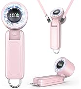 Drcryo Portable Handheld Turbo Fan 5 Gear High Speed 5000mAh USB Rechargeable Personal [24H Max C...