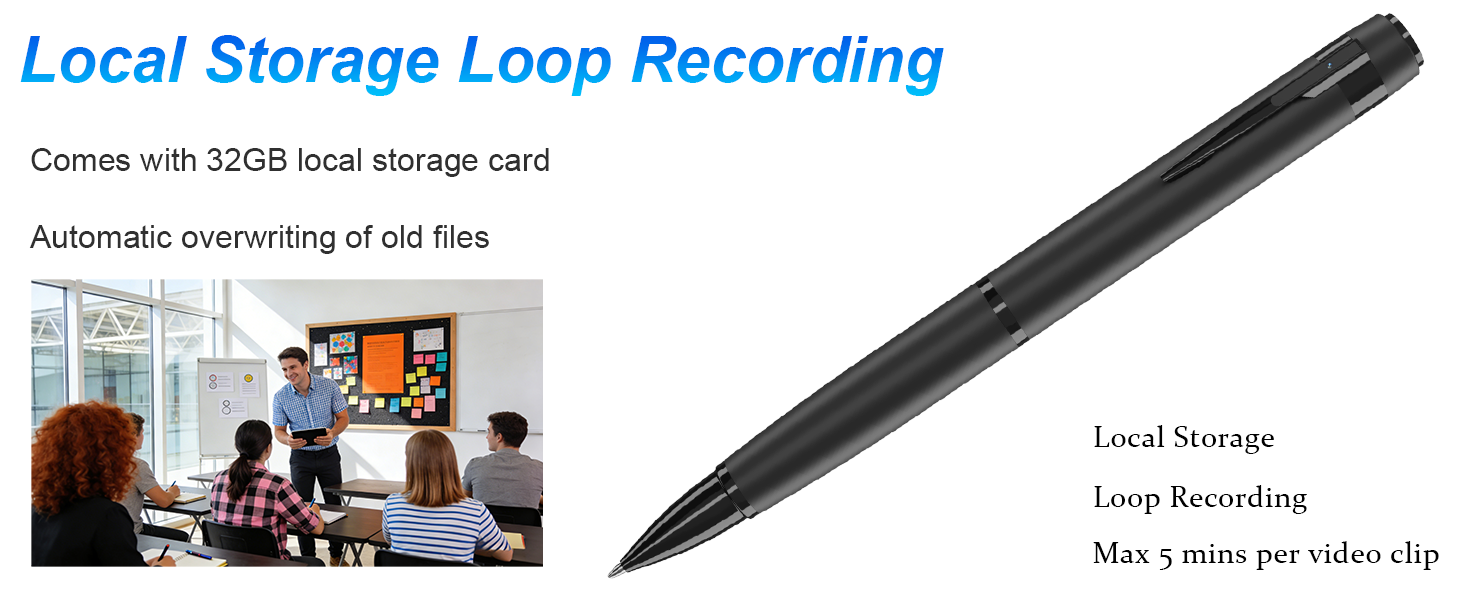 pen camera with 32GB