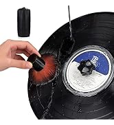 NUSWOR Vinyl Record Wet Cleaning Brush,Turntable CD Cartridge Dust Brush, Anti-Static Soft Album ...