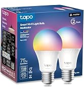 TP-Link Tapo Smart Light Bulbs, 1100 Lumens High Brightness (75W Equivalent), Matter-Certified, 1...