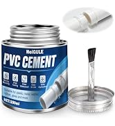 PVC Cement, PVC Pipe Glue, Strong Adhesion Pressure Resistant Waterproof | PVC Cement and Primer,...