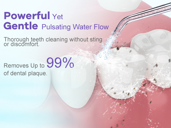 oral irrigator for teeth cleaning and flossing