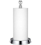 KASUNTO Paper Towel Holder (with Crystal Ball) Steel Paper Towel Holder countertop,Paper Towel Ho...