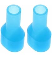 2Pcs Blue Bite Valve Replacement Sheath, Water Replenishment Package Valve Nozzle, Hydraulic Sili...