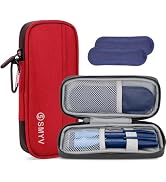 SMYV Insulin Cooler Travel Case with 2 TSA Approved Ice Packs, Medication Cooler for Diabetic Sup...