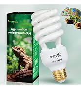 UVB Bulb for Reptiles, 5.0 26W UVB Light for Reptiles, Hygger zoo UVA UVB Reptile Light Bulb Rept...